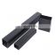 Factory price 40mm 50mm black rectangular steel pipe welded square tube