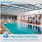 CE Certification long span steel structure swimming pool cover