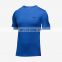 Custom logo printing t shirt 95%cotton 5%spandex gym fitness training plain men t shirt
