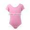 Bowknot Back Spandex Red Kids Ballet Leotards