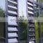 aluminum metal frame inside shutters windows interior waterproof tempered glass louver window waterproof louver window