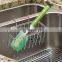 Kitchen Sponge Holder Stainless Steel Sink Caddy Organizer Brush Soap Dishwashing Liquid Drainer Basket