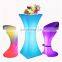 party wireless illuminated led light bar cocktail tables and chairs led bar table and chair lighting furniture