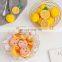 Creative Wire Countertop Golden Iron Vegetable Storage Fresh Gift Storage Metal Mesh Kitchen Fruit Basket