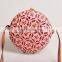 Hot Sale Handmade Bamboo Bags for Women Beach Round Straw Bag