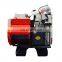 With three-layer vibrating screen 100HP paddy reaper harvester machine for sale