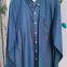 100%cotton chambray men's casual shirts
