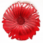 Wholesale Sunflower Charger Glass Plate For Event Party And Banquet Dining