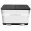 Garbage Container Can Metal Small Recycle Stainless Steel Kitchen Waste Foot Step 2 Compartment Trash Bin