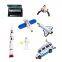 Diecast Space Plat Set Kid Educational Toys Metal Rocket Satellite Shuttle