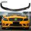 W204 C63 V Style Carbon Fiber Front Lip Front Bumper Lip For Mercedes Benz C Class C63