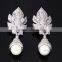 Latest Design Statement Grand Party Indian Look Luxury Earrings Pearl Jewelry