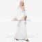 Muslim dress with high quality islamic fashion abaya babai women prom dress D237