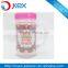 24oz double wall AS plastic mason jar with handle and DIY paper insert