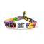 350*15mm Professional Custom Festival Fabric Rfid Bracelet Rfid Woven Wristband
