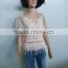 2016 Ladies Hot/Water Soluble Lace Vest/Summer Fashion Cotton Lace Vest