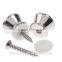 Silver Metal Strap Lock For Electric Acoustic Guitar Bass