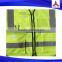 reflective vest with pockets high visibility safety vest road safety vest