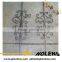 hand hammered iron panel