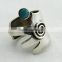 Slow Down & Enjoy Life !! Turquoise 925 Sterling Silver Ring, Handmade Silver Jewelry, Gemstone Silver Jewelry