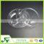 Food grade PET material disposable 3-compartments plastic salad bowl