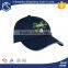 Flat embroidered cute mini navy kids baseball cap custom