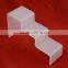 ACRYLIC SLIM 3 STEP RISER JEWELLERY COUNTER DISPLAY STAND - COLOUR CHOICE