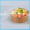 Custom printed disposable kraft paper hot soup bowls