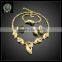 New Arrival 4pcs/set gold plated Jewelry set for woman in zinc alloy jewelry set BHK653