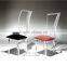 transparent color lucxy acrylic salon chair