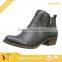 full genuine leather short ankle boots shoes for women