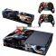 OEM design replace console PVC waterproof skin sticker for Microsoft Xbox one