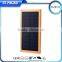 best selling products 8000mah slimest solar battery charger power bank with flashlight
