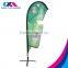 promotion outdoor stand teardrop beach flag