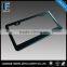 Wholesale USA standard stainless steel matt black blank car license plate frame,number plate frame