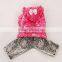 spring sequins yarn denim cloth dog apparels with four-legs