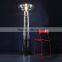 E27 Contemporary Transparent Glass Floor Lamp