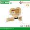 Shabby Chic Heart Shaped Wooden Perpetual Calendar Wood Blocks