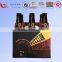 Corrugated Brown Paper Beer Box 6 Bottles,Kraft Paper Beer Carrier Box