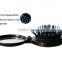 Black mini round folding pocket hair brush with mirror                        
                                                Quality Choice