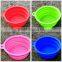 A-bomb New Food Grade Eco-friendly Food Grade Folding Colorful Silicone Pet Dog Bowl For Travel