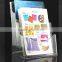 Professional manufacturer 3tier acrylic brochure stand