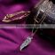New fashion 3 chains crucian shaped crystal necklace