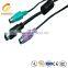 high quality computer connector 4pin mini din cable to wire harness
