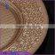 Wholesale Cheap Clear Wedding Decoration charger plate