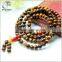 Tibetan Buddhist 108 Beaded Bracelet Natural Tiger's Eye Prayer Beads Wrist Meditation Mala Bracelet