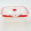 100%food safe collasible mircoware safe food storage ,silicone fresh container,picnic lunch box