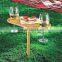 eco-friendly bamboo Outdoor Wine folding Table 2 Pcs Dating need Outdoor Oval Wine Champagne Grass Bamboo Drinking wine Table                        
                                                Quality Choice