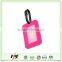 Alibaba new design lovely custom pvc luggage tag