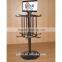 4 tier adjustable rotating hangers display rack with small space